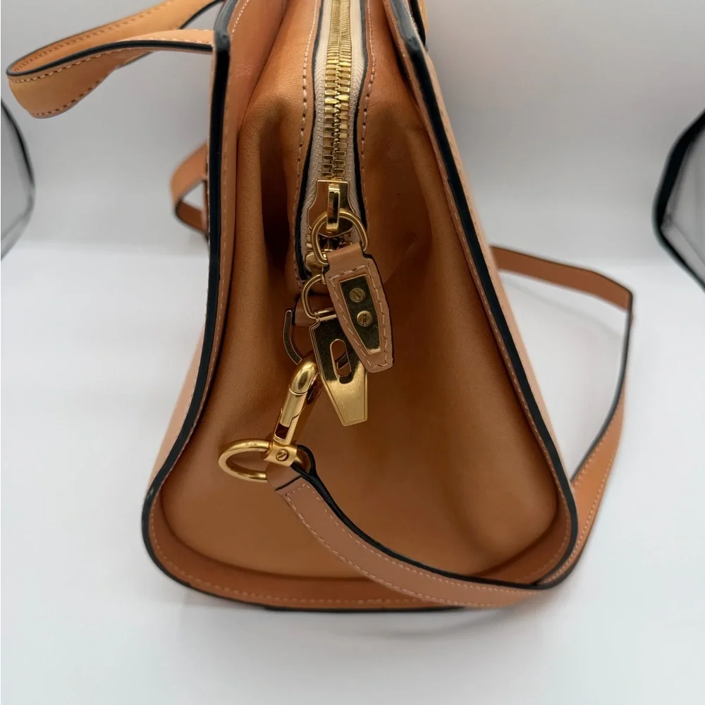 Alexander Wang Calfskin Pelican Satchel Tan